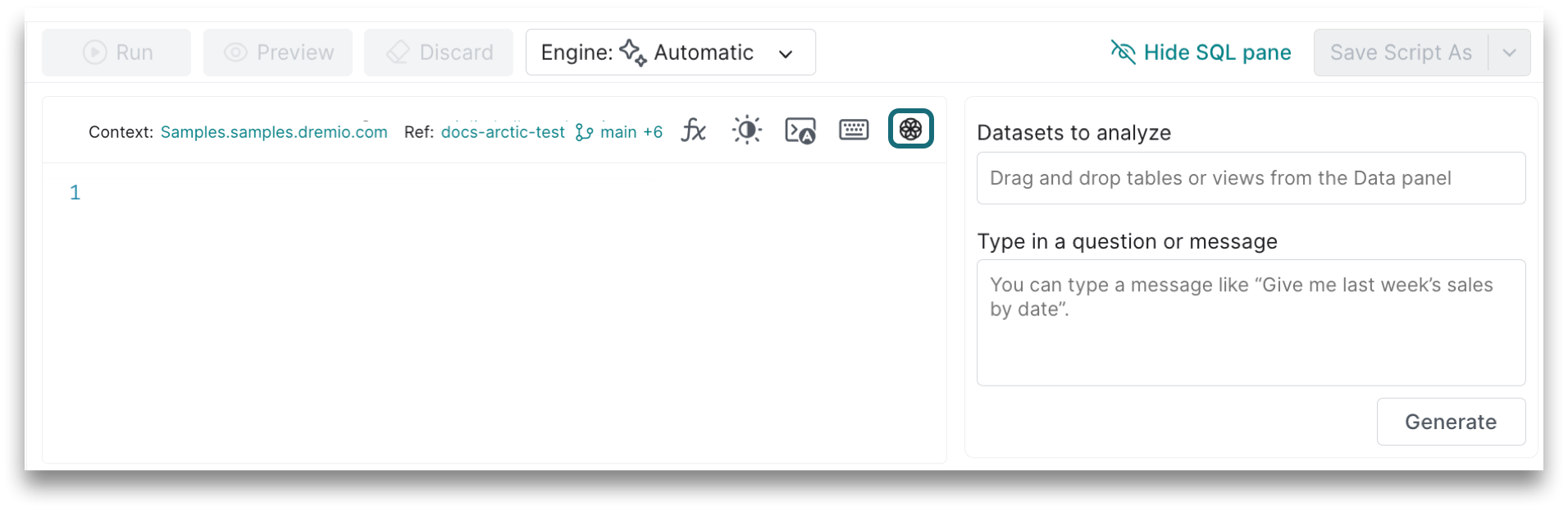 This is a screenshot showing Text-to-SQL.